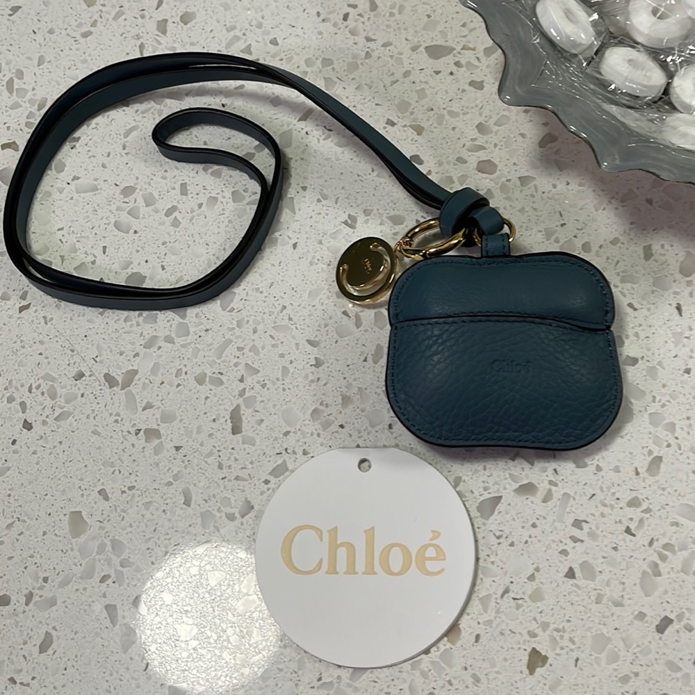 Chloe AirPod leather case